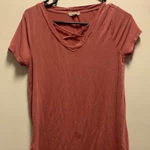 Womens Cupio pink shirt size S